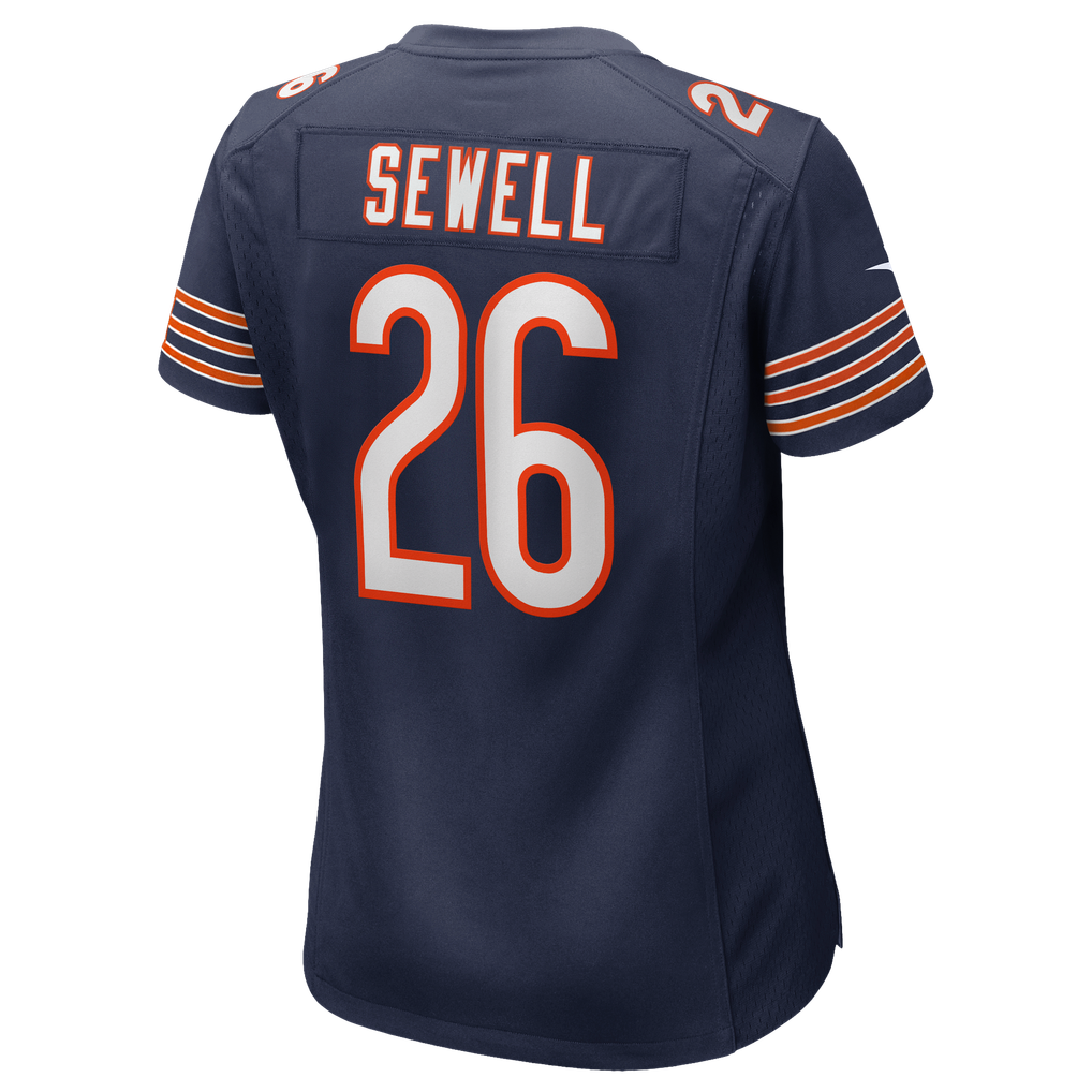 Women's Chicago Bears Marlen Sewell Navy Team Game Jersey