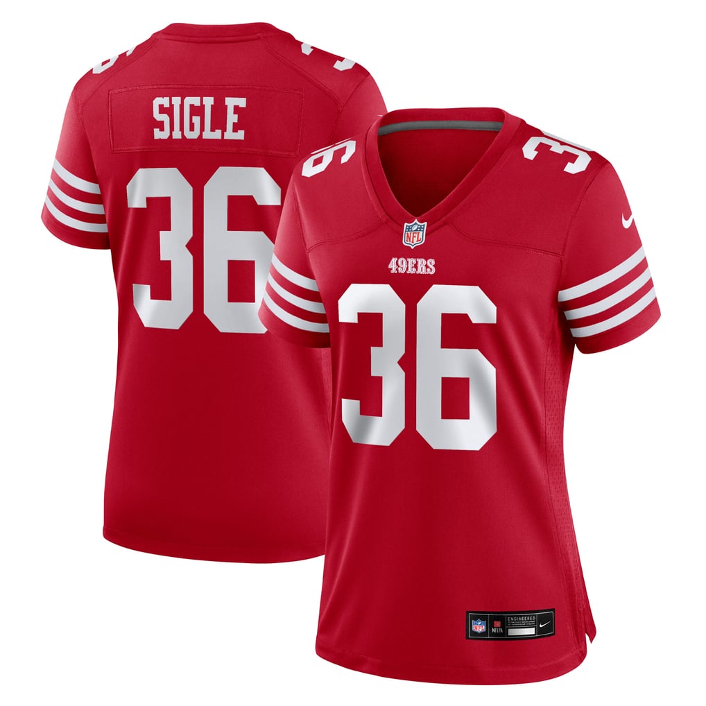 Women's San Francisco 49ers Marques Sigle Scarlet Team Game Jersey