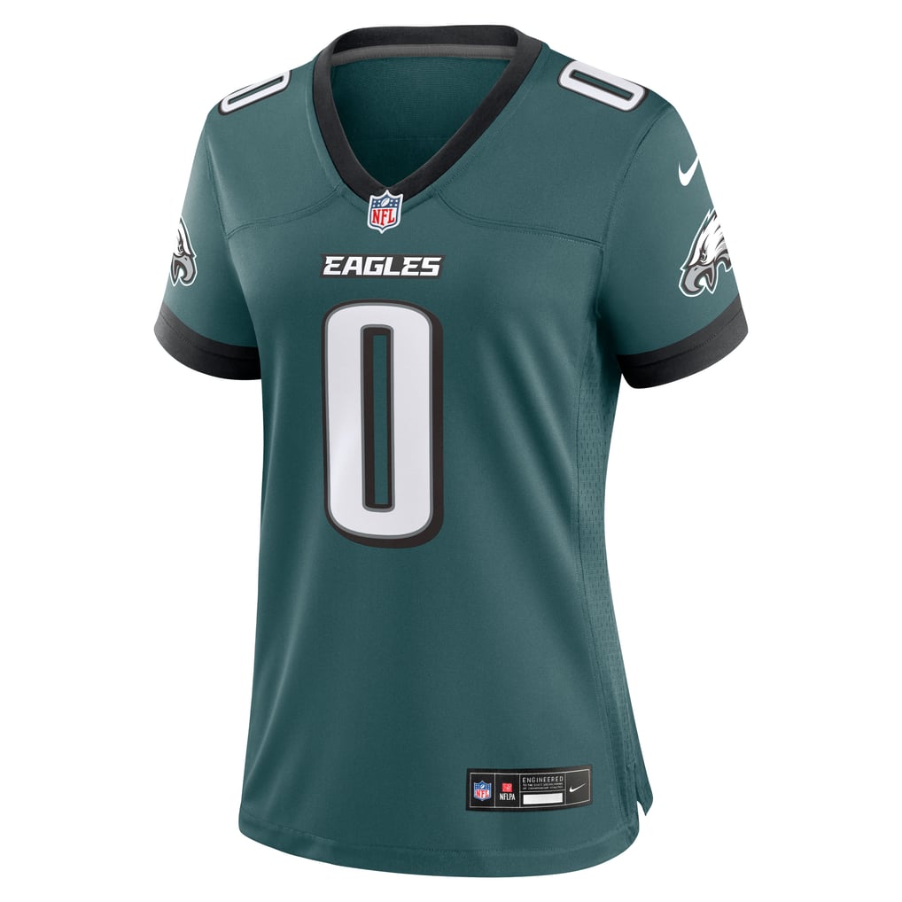 Women's Philadelphia Eagles Marquise Brown Midnight Green Team Game Jersey
