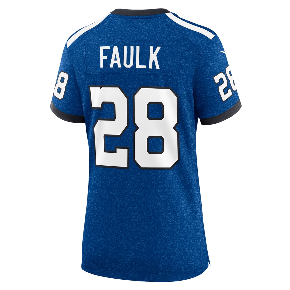 Women's Indianapolis Colts Marshall Faulk Royal Indiana Nights Alternate Game Jersey