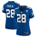 Women's Indianapolis Colts Marshall Faulk Royal Indiana Nights Alternate Game Jersey