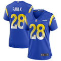 Women's Los Angeles Rams Marshall Faulk Royal Game Retired Player Jersey