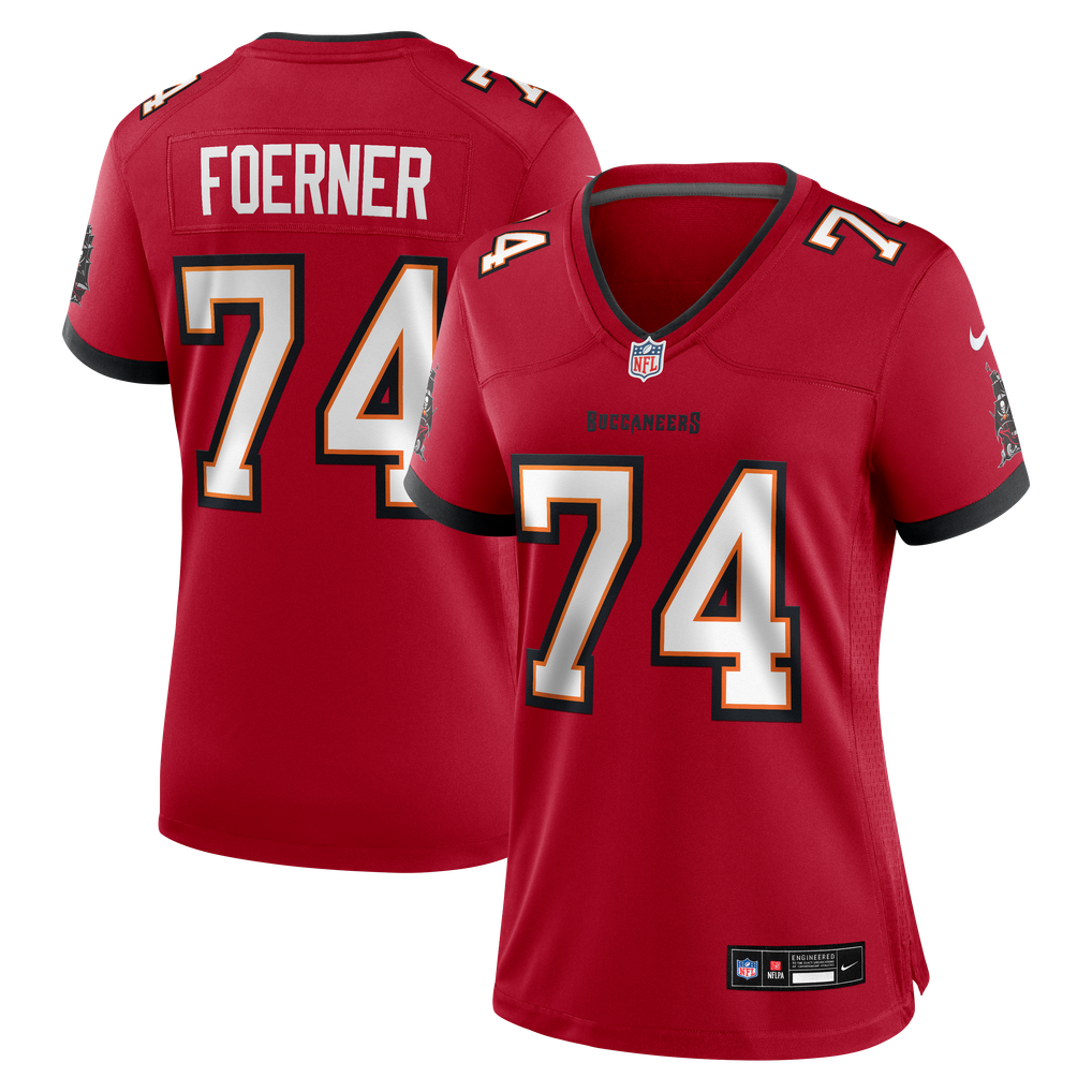Women's Tampa Bay Buccaneers Marshall Foerner Red Team Game Jersey