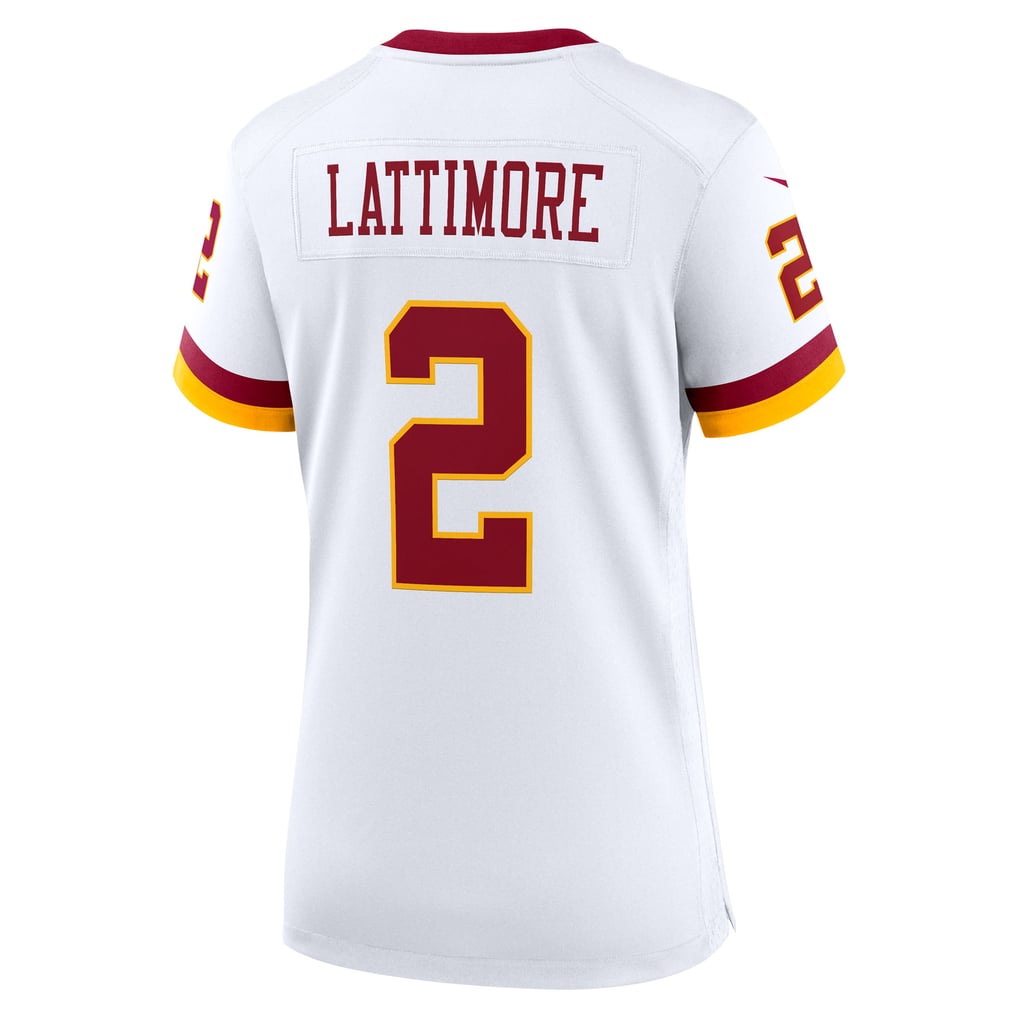Women's Washington Commanders Marshon Lattimore White Game Super Bowl Era Jersey
