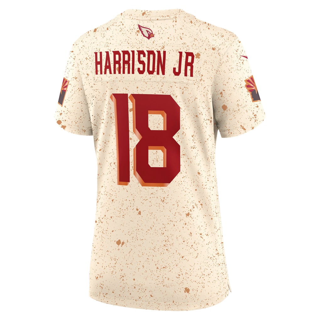 Women's Arizona Cardinals Marvin Harrison Jr. Natural Rivalries Collection Game Jersey