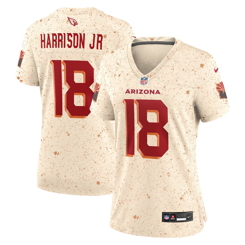 Women's Arizona Cardinals Marvin Harrison Jr. Natural Rivalries Collection Game Jersey