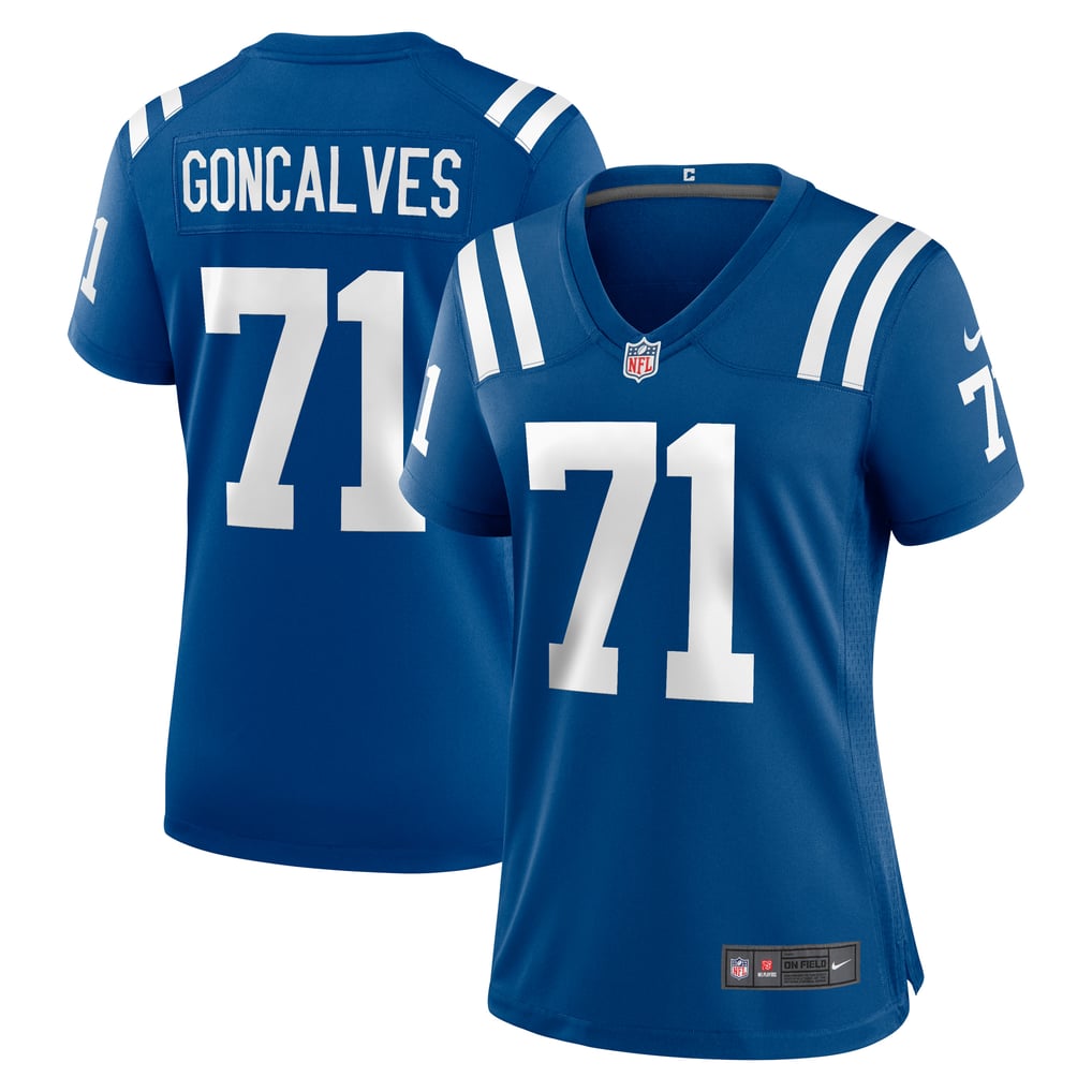 Women's Indianapolis Colts Matt Goncalves Royal Game Jersey