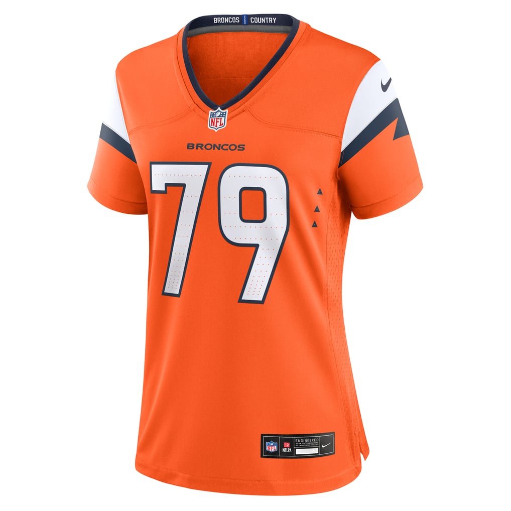 Women's Denver Broncos Matt Peart Orange Team Game Jersey