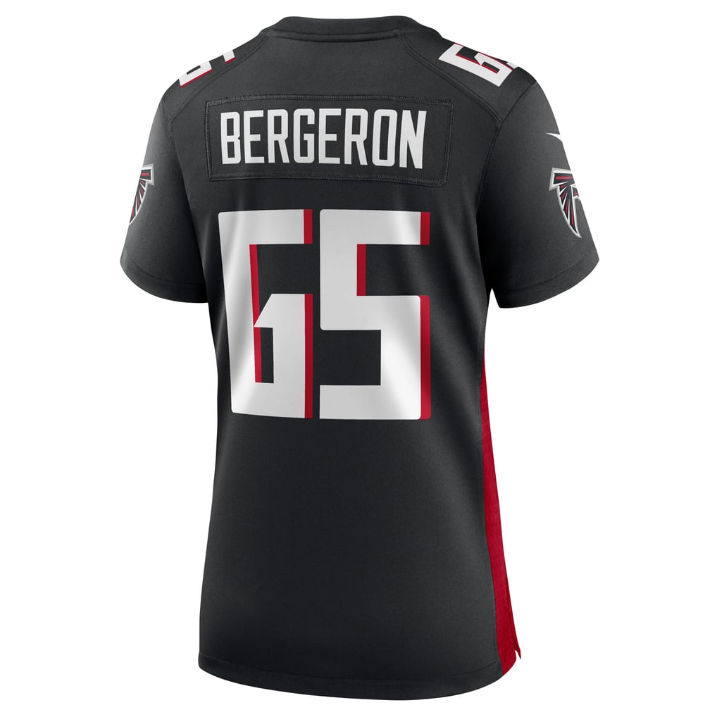 Women's Atlanta Falcons Matthew Bergeron Black Team Game Jersey