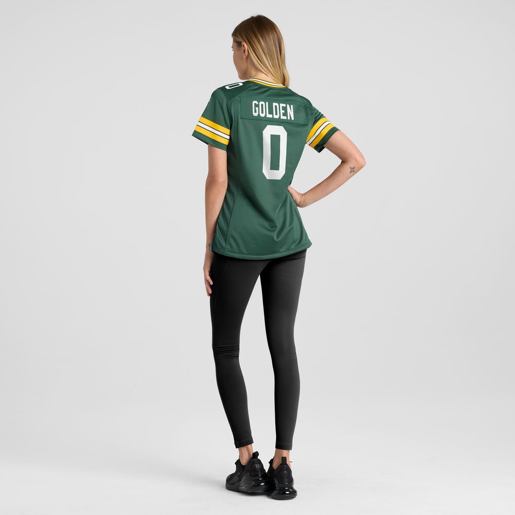 Women's Green Bay Packers Matthew Golden Green Team Game Jersey