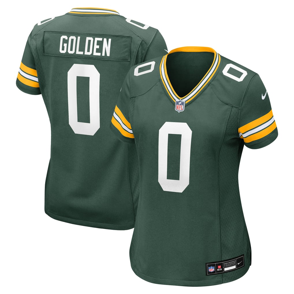Women's Green Bay Packers Matthew Golden Green Team Game Jersey