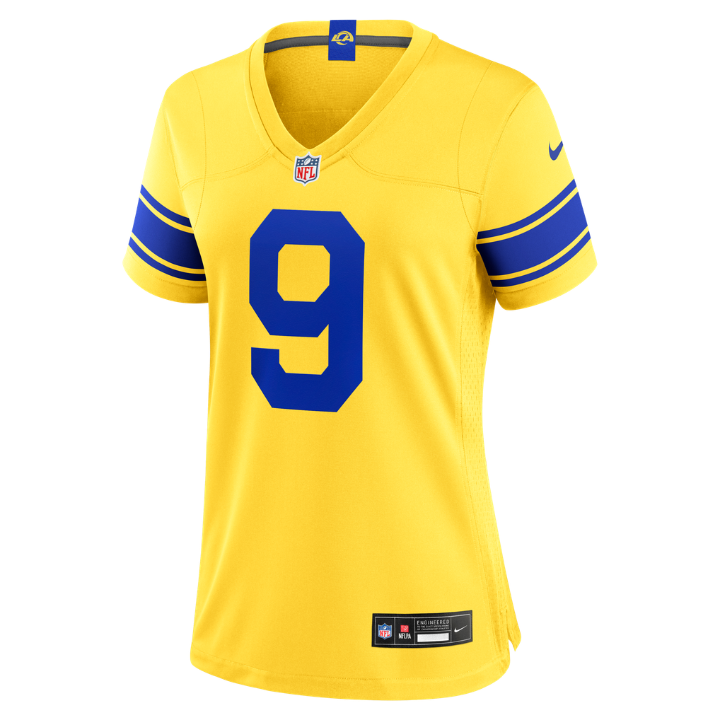 Women's Los Angeles Rams Matthew Stafford Classic Sol Game Jersey