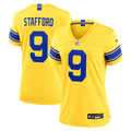 Women's Los Angeles Rams Matthew Stafford Classic Sol Game Jersey