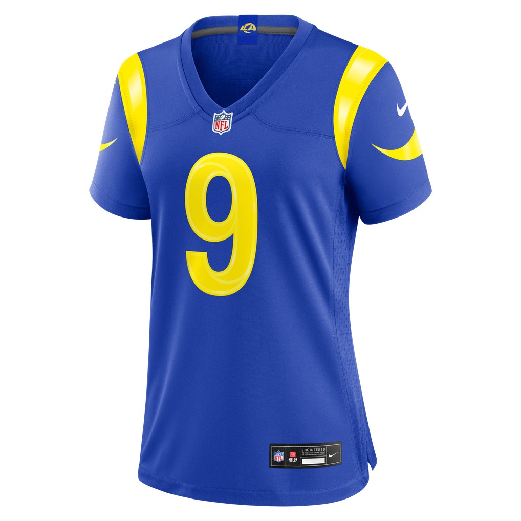 Women's Los Angeles Rams Matthew Stafford Royal Game Jersey