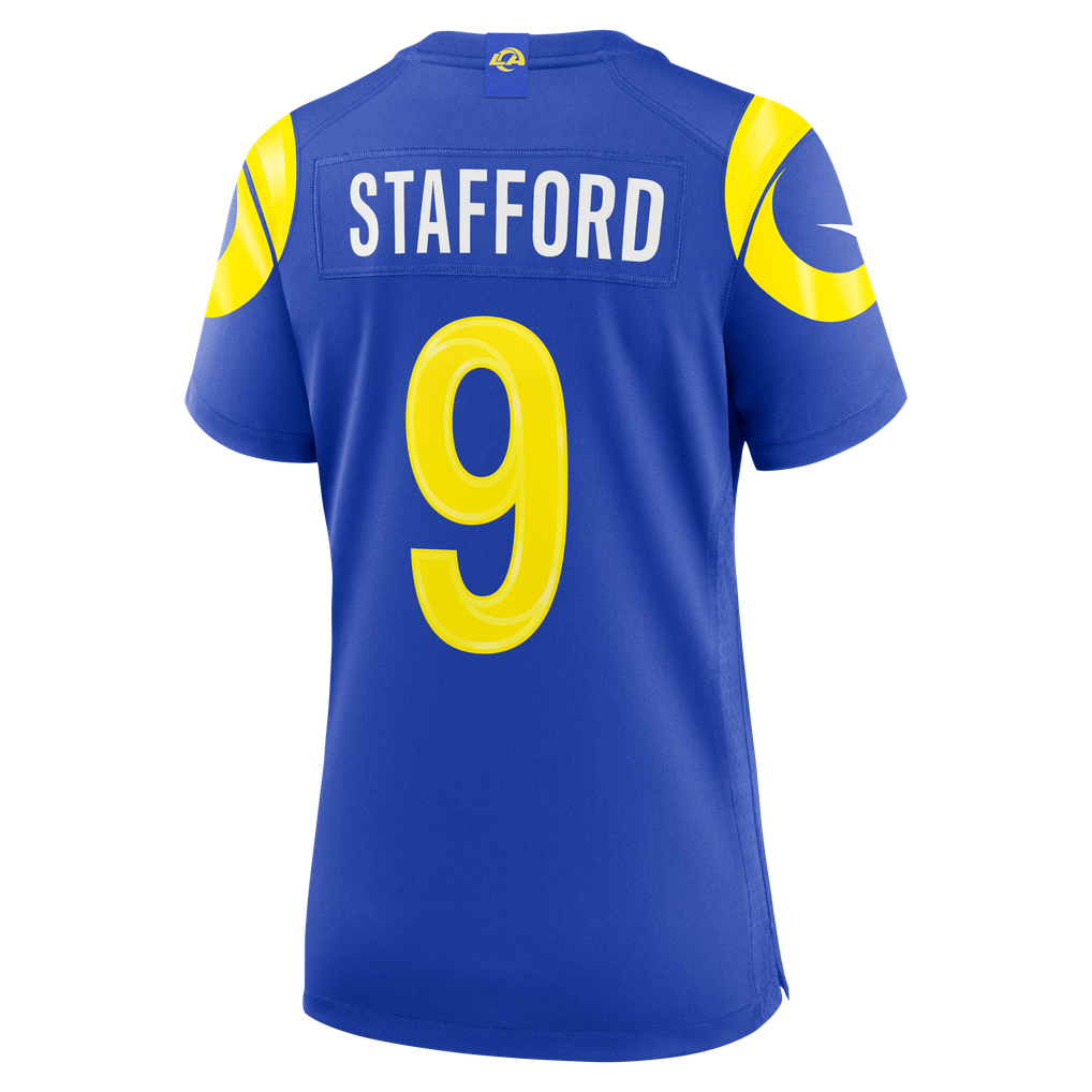 Women's Los Angeles Rams Matthew Stafford Royal Game Jersey