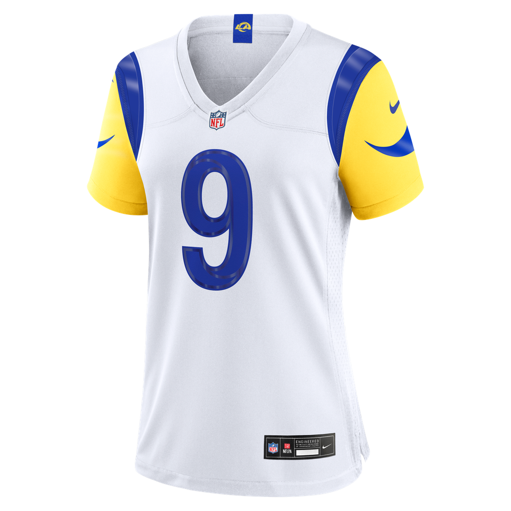 Women's Los Angeles Rams Matthew Stafford White Game Jersey