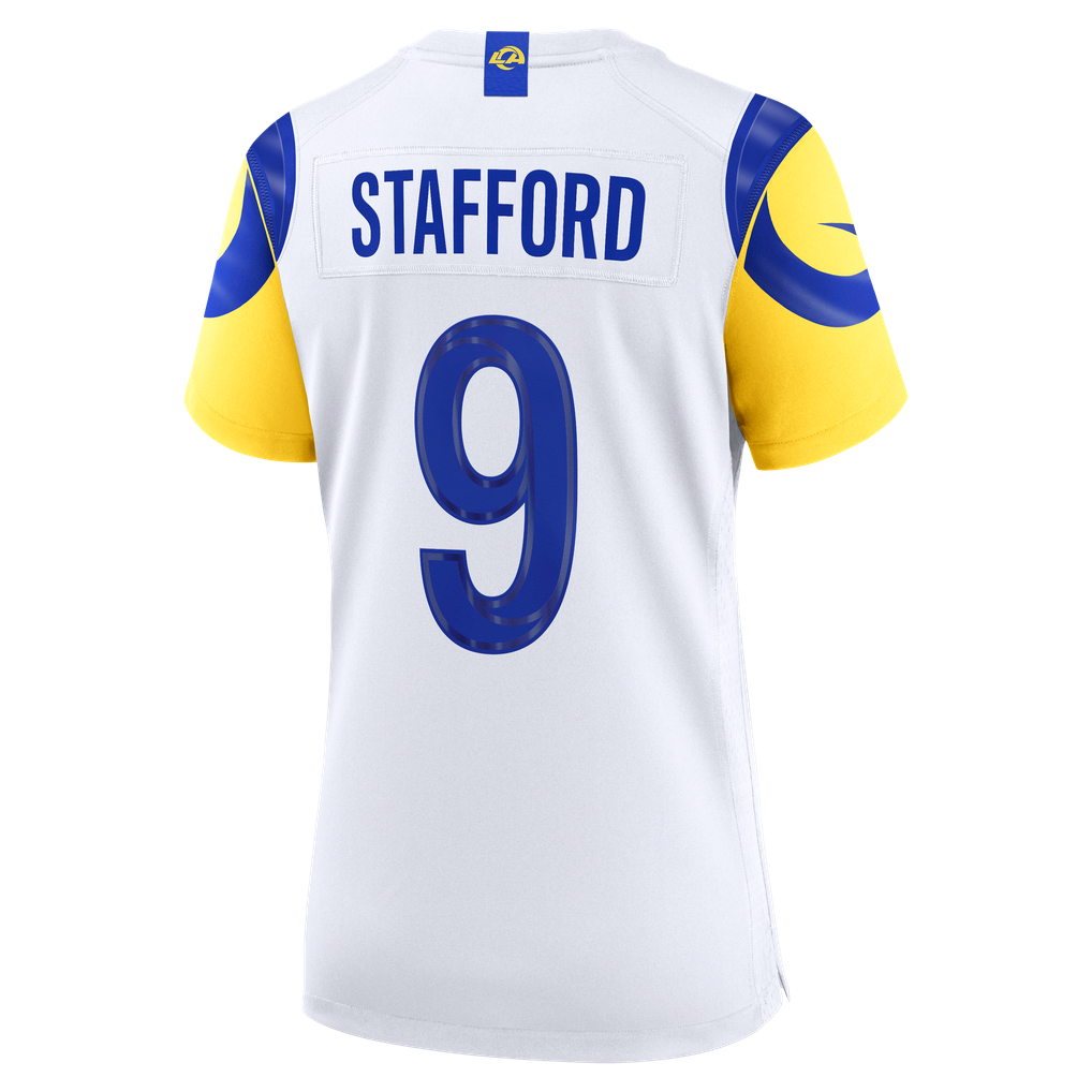 Women's Los Angeles Rams Matthew Stafford White Game Jersey