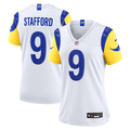 Women's Los Angeles Rams Matthew Stafford White Game Jersey