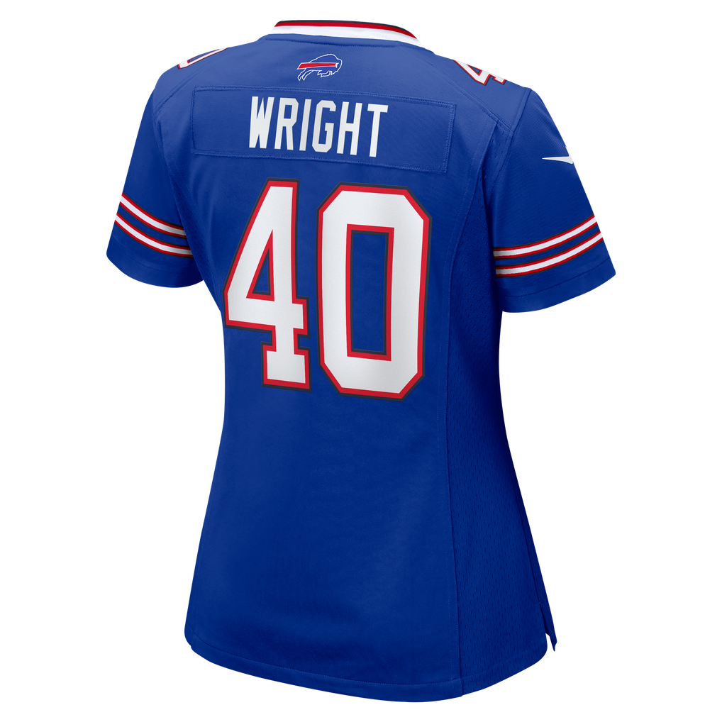 Women's Buffalo Bills Matthew Wright Royal Team Game Jersey