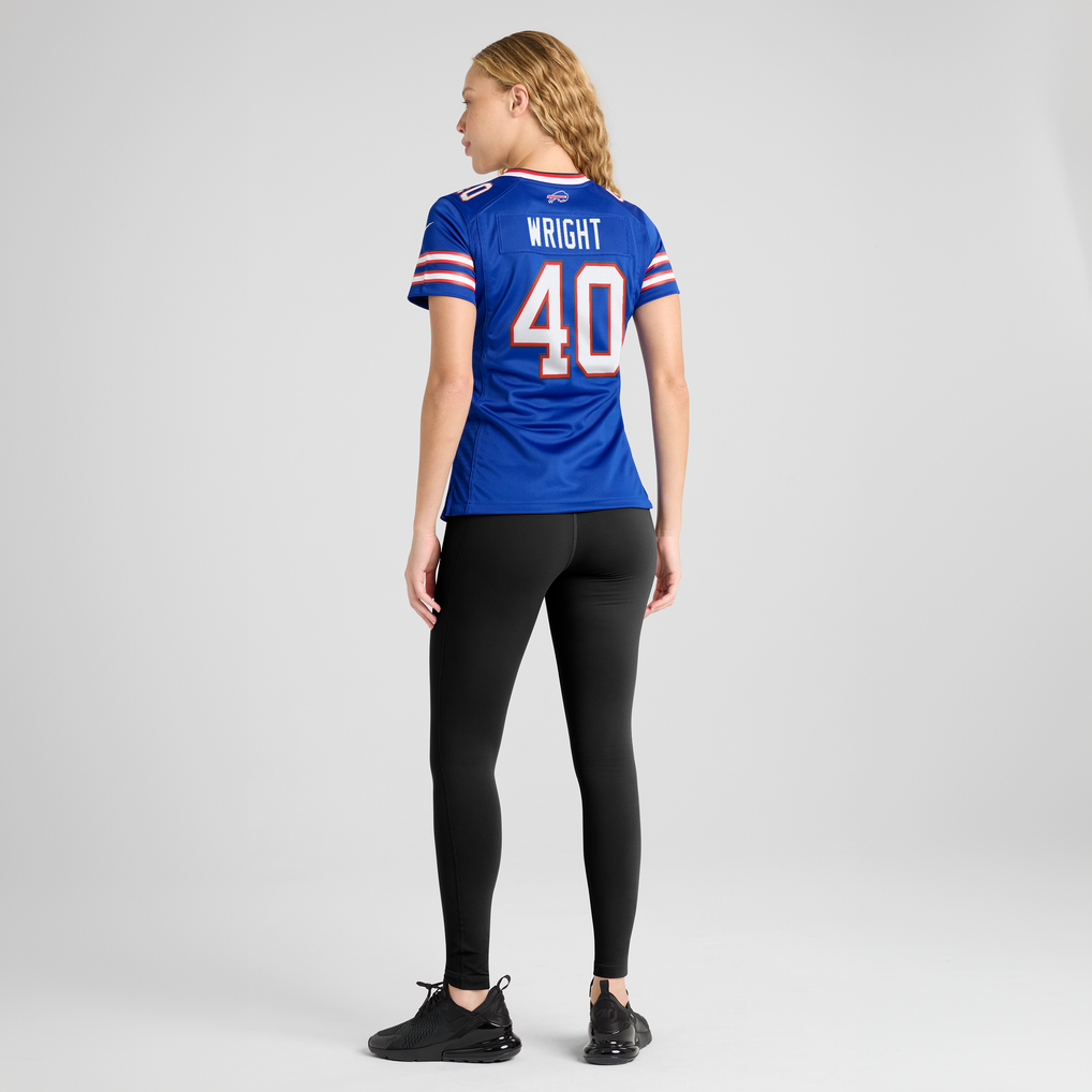 Women's Buffalo Bills Matthew Wright Royal Team Game Jersey
