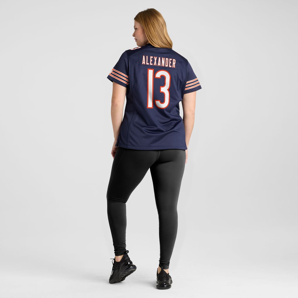 Women's Chicago Bears Maurice Alexander Navy Team Game Jersey