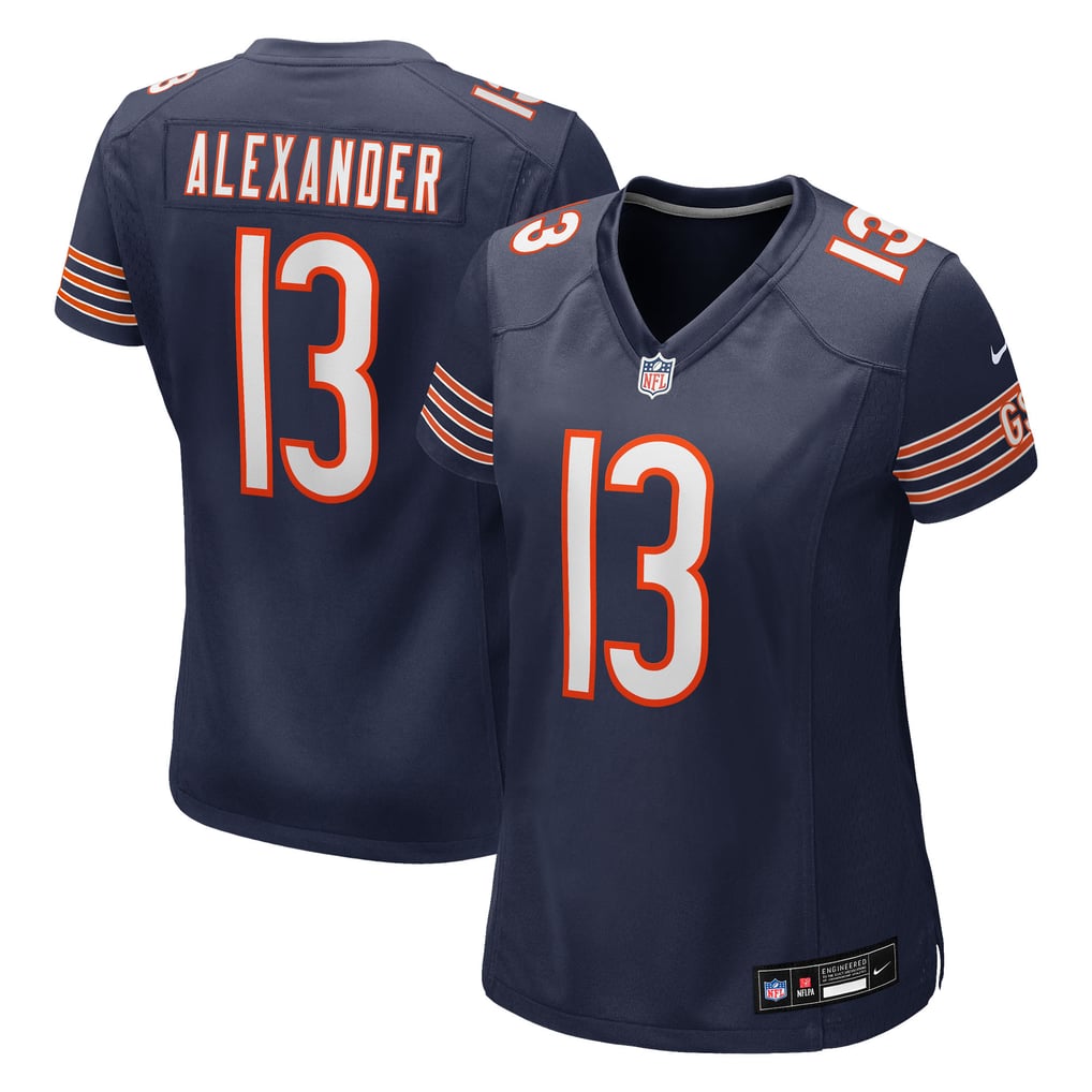 Women's Chicago Bears Maurice Alexander Navy Team Game Jersey