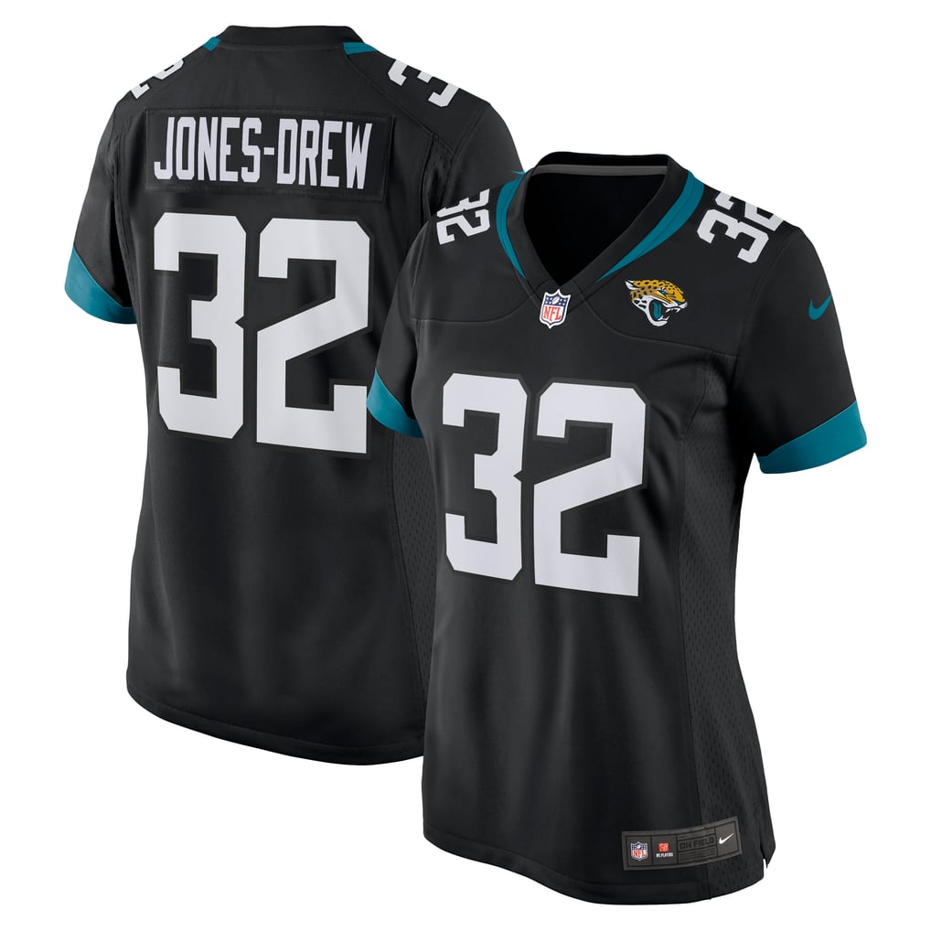 Women's Jacksonville Jaguars Maurice Jones-Drew Black Game Retired Player Jersey