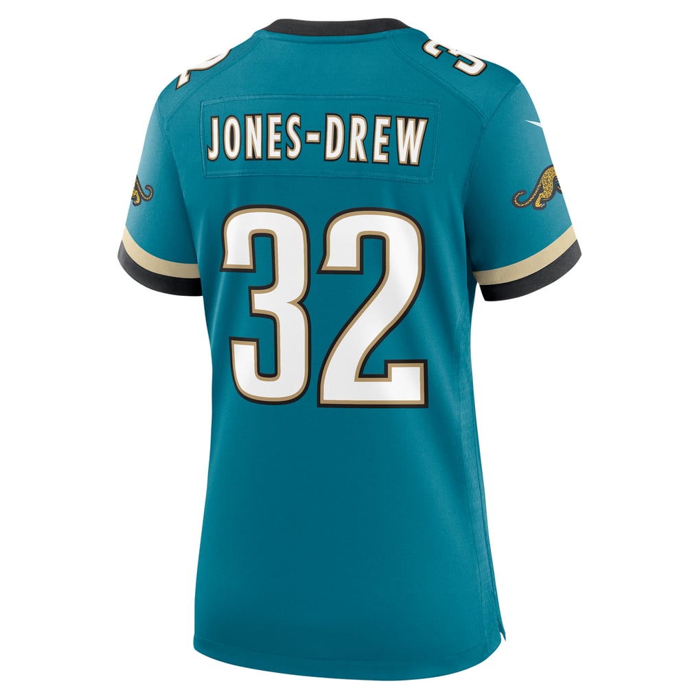 Women's Jacksonville Jaguars Maurice Jones-Drew Teal Prowler Throwback Retired Player Game Jersey