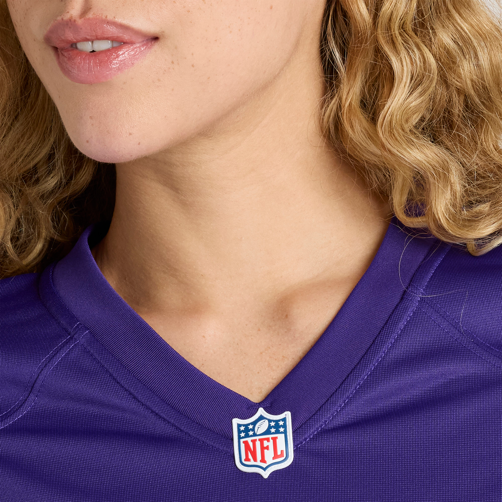 Women's Minnesota Vikings Max Bredeson Purple Team Game Jersey