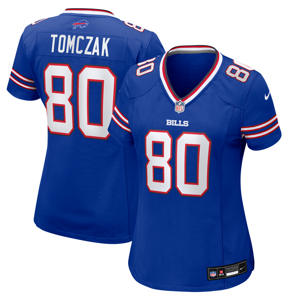 Women's Buffalo Bills Max Tomczak Royal Team Game Jersey