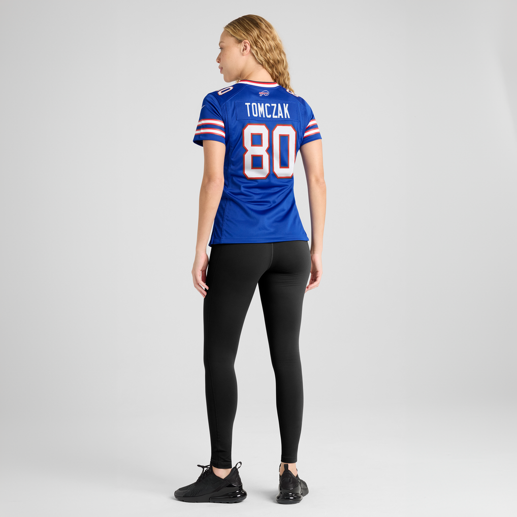 Women's Buffalo Bills Max Tomczak Royal Team Game Jersey