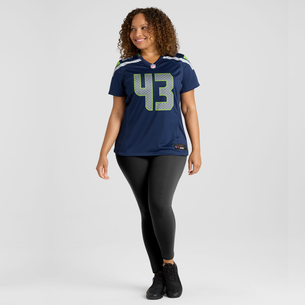 Women's Seattle Seahawks Maxen Hook College Navy Team Game Jersey
