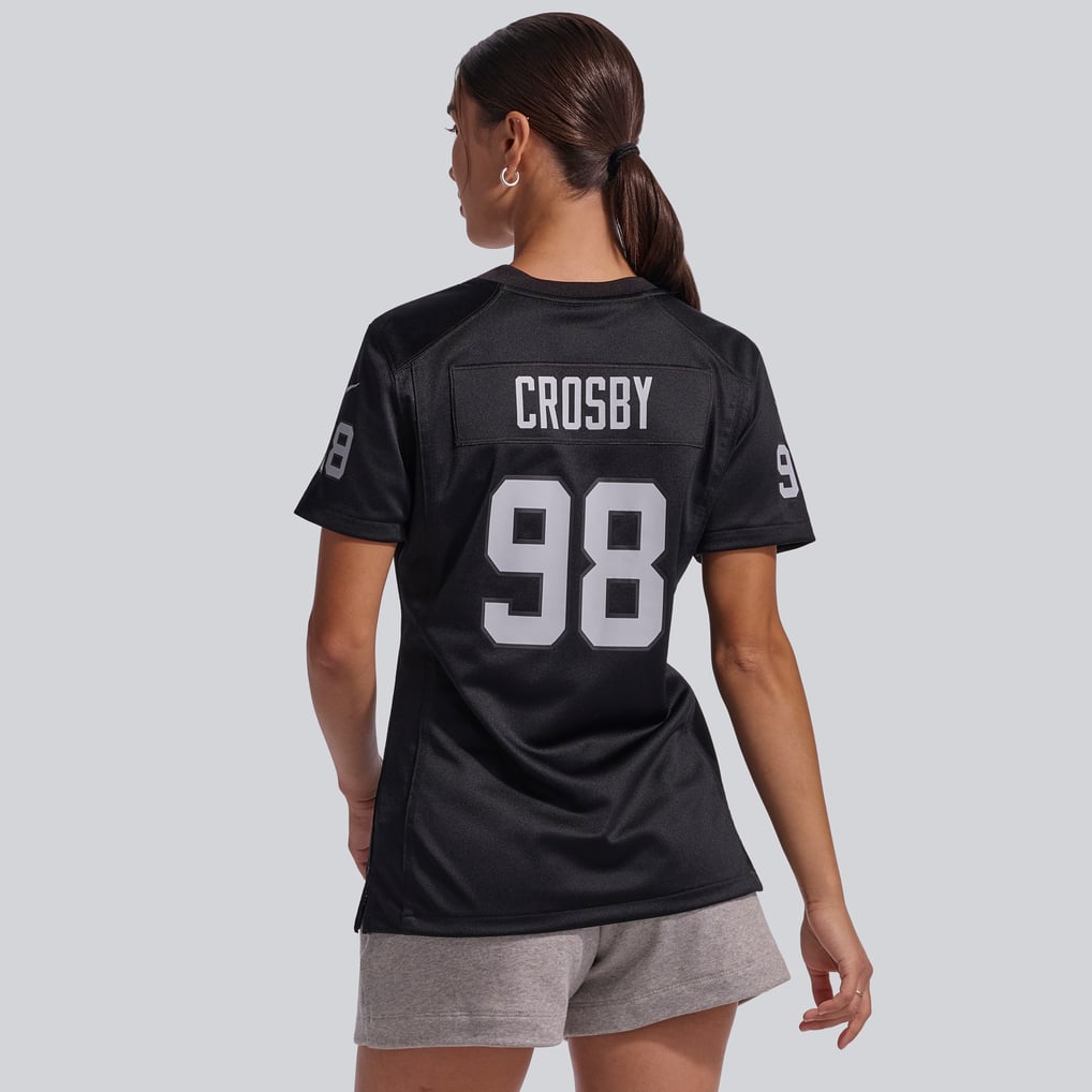Women's Maxx Crosby Black Las Vegas Raiders Jersey