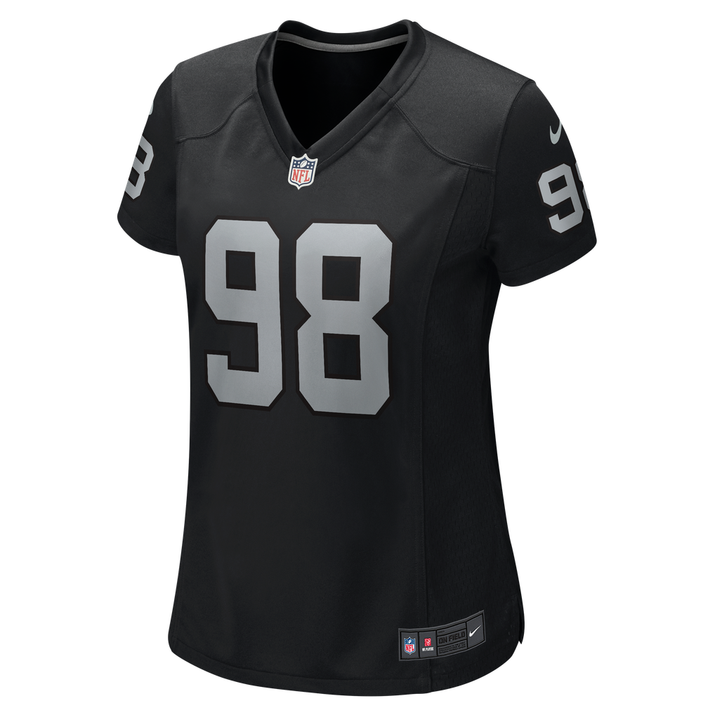 Women's Maxx Crosby Black Las Vegas Raiders Jersey