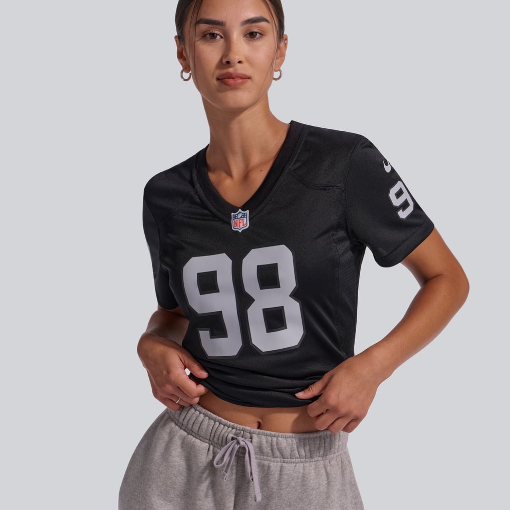 Women's Maxx Crosby Black Las Vegas Raiders Jersey