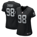 Women's Maxx Crosby Black Las Vegas Raiders Jersey