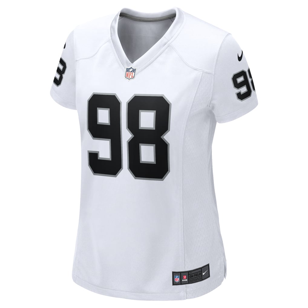 Women's Las Vegas Raiders Maxx Crosby White Game Jersey