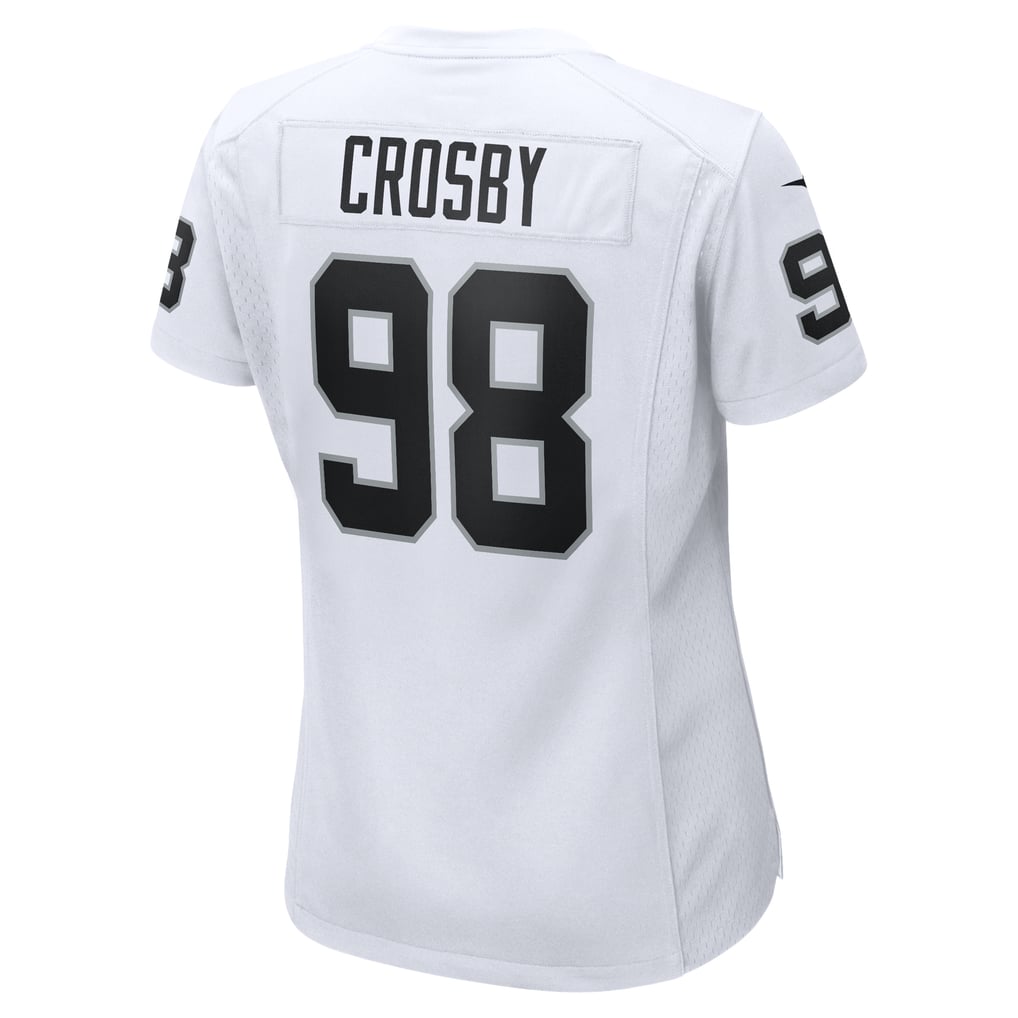 Women's Las Vegas Raiders Maxx Crosby White Game Jersey