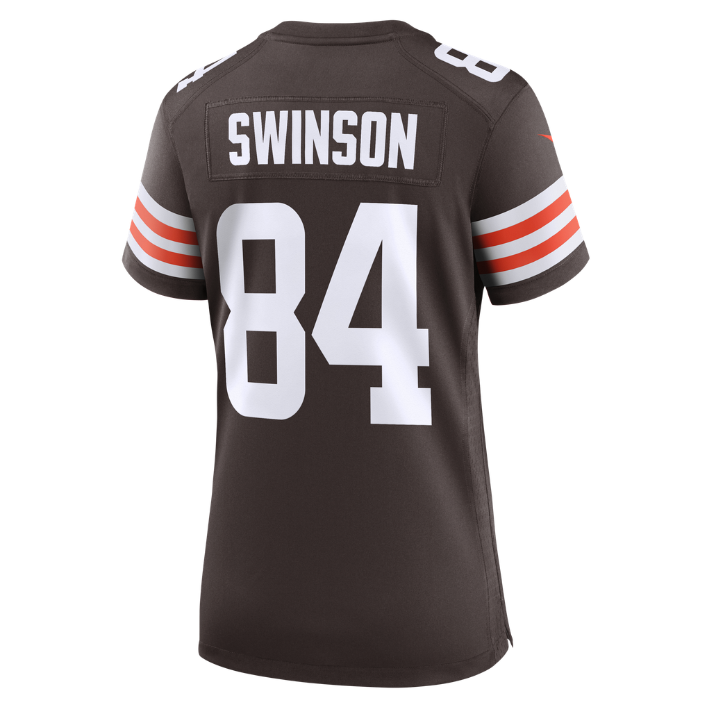 Women's Cleveland Browns Messiah Swinson Brown Team Game Jersey