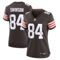 Women's Cleveland Browns Messiah Swinson Brown Team Game Jersey
