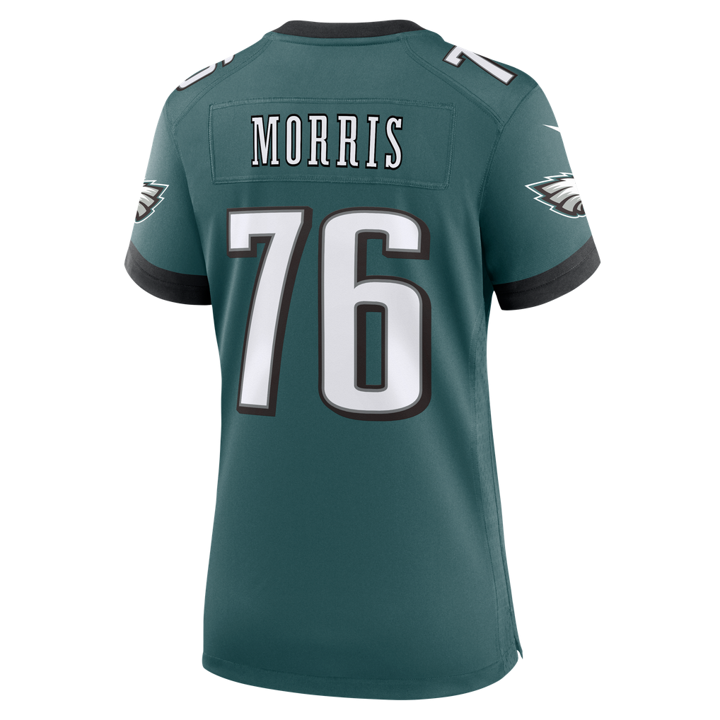 Women's Philadelphia Eagles Micah Morris Midnight Green Team Game Jersey
