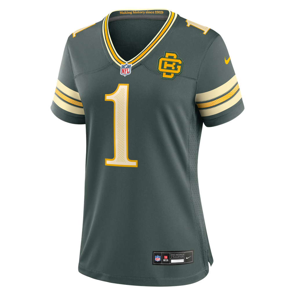 Women's Green Bay Packers Micah Parsons Green 2026 Rivalries Collection Game Jersey