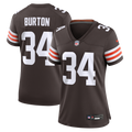 Women's Cleveland Browns Michael Burton Brown Team Game Jersey