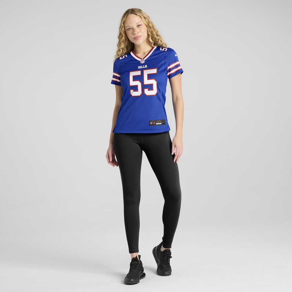 Women's Buffalo Bills Michael Hoecht Royal Team Game Jersey