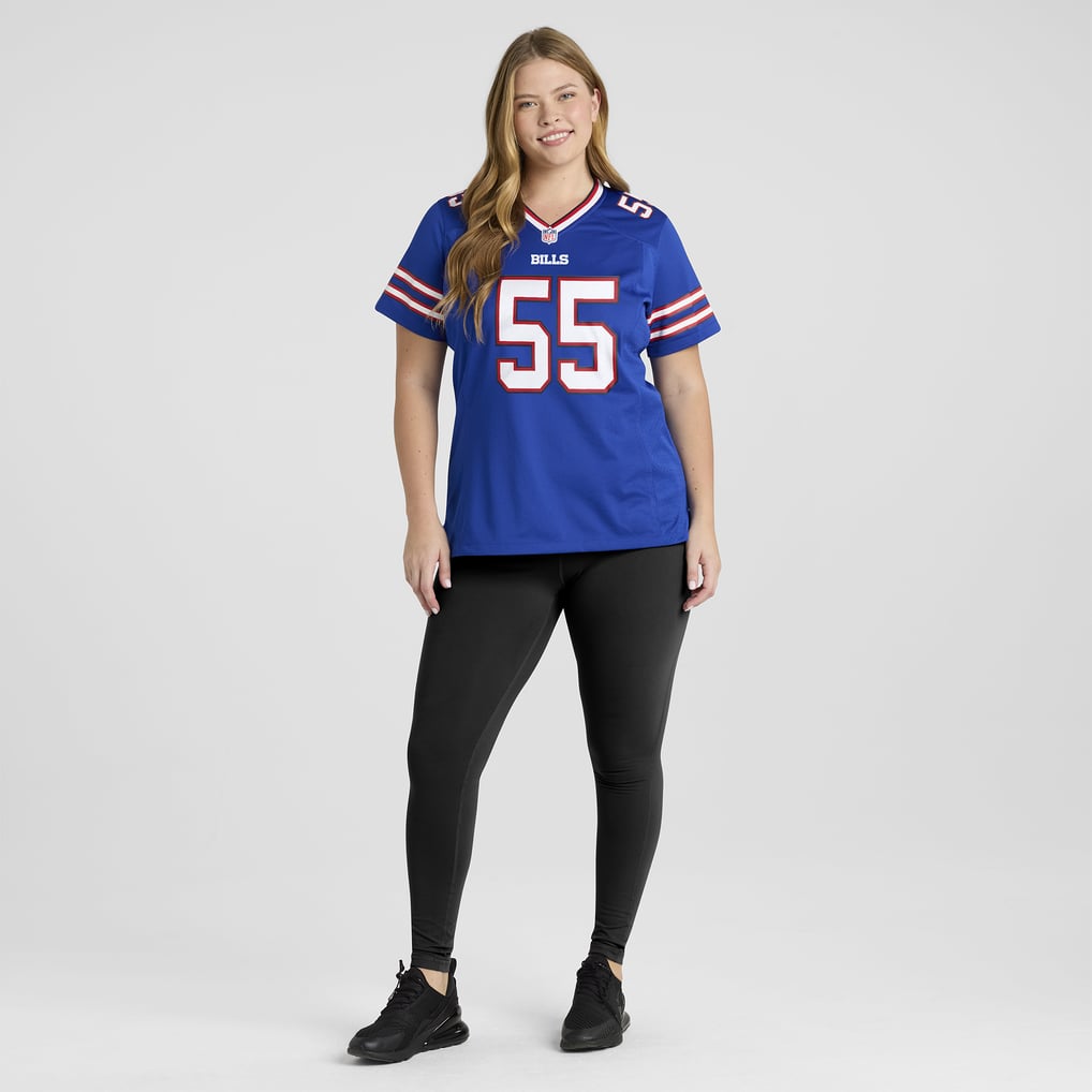 Women's Buffalo Bills Michael Hoecht Royal Team Game Jersey