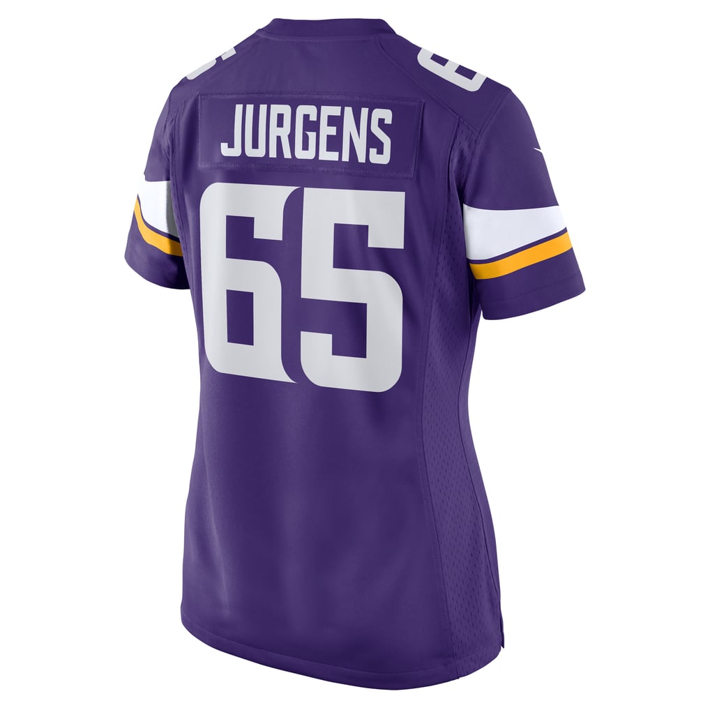 Women's Minnesota Vikings Michael Jurgens Purple Game Jersey