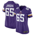 Women's Minnesota Vikings Michael Jurgens Purple Game Jersey