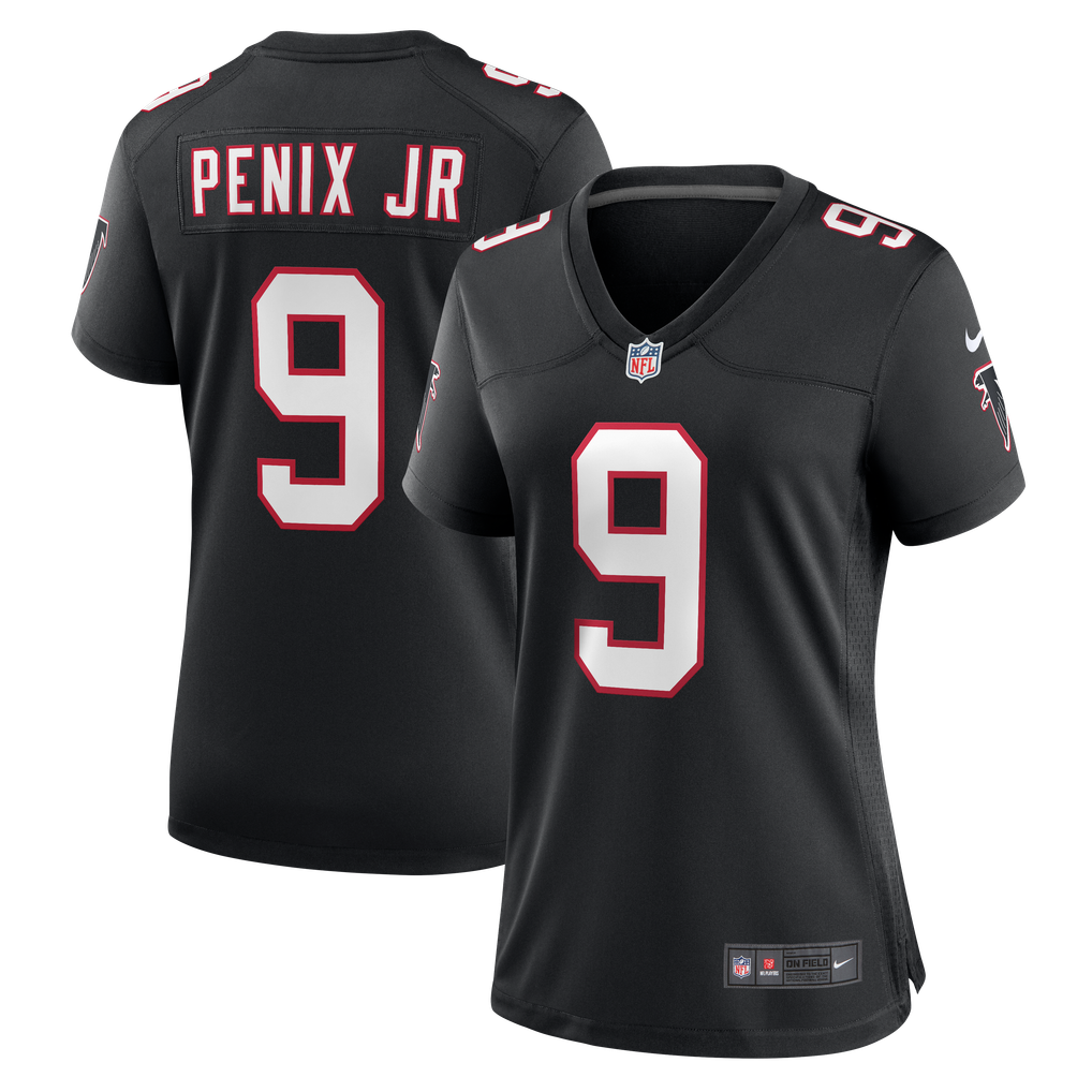 Women's Atlanta Falcons Michael Penix Jr. Black Alternate Game Jersey