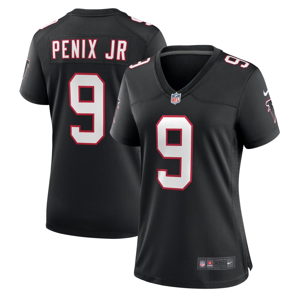 Women's Atlanta Falcons Michael Penix Jr. Black Alternate Game Jersey