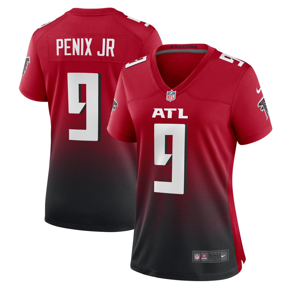 Women's Atlanta Falcons Michael Penix Jr. Red Alternate Game Jersey